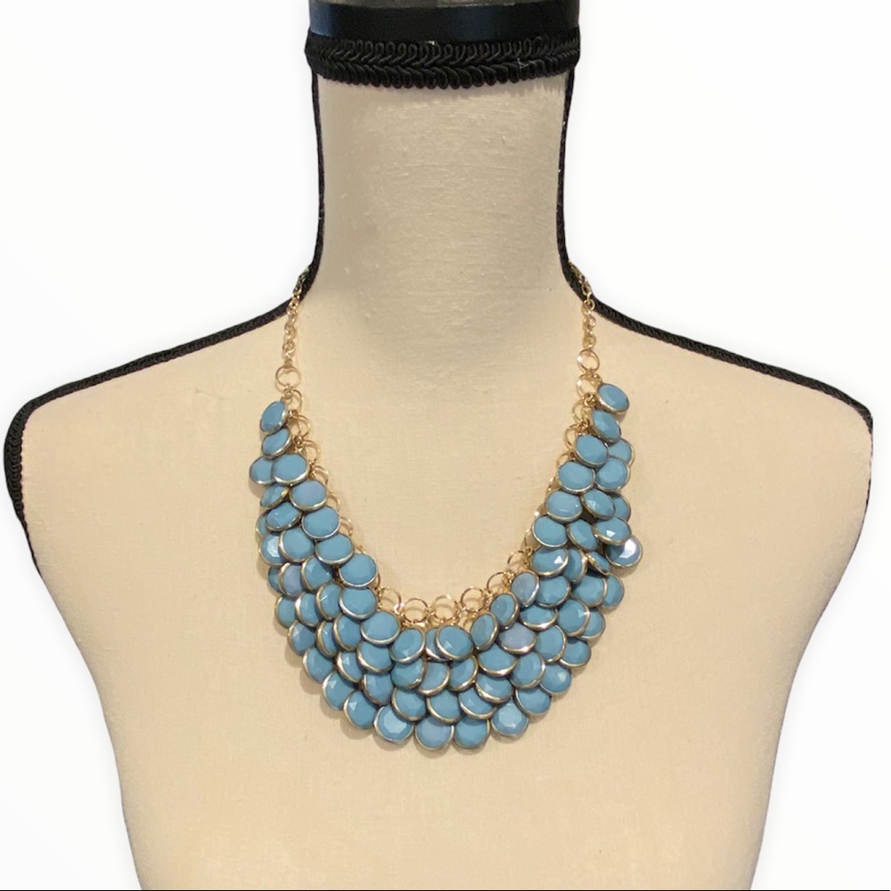Blue Cascade Necklace